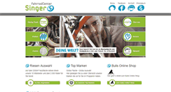 Desktop Screenshot of fahrrad-singer.de