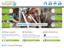 Tablet Screenshot of fahrrad-singer.de
